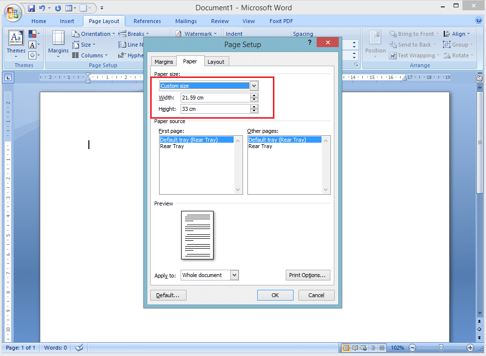 3 Cara Mengubah Ukuran Kertas HPS di Word 2013 yang Jarang Diketahui