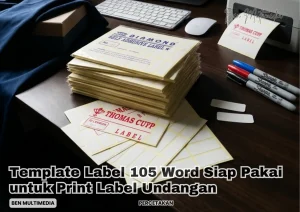 Cara Membuat Label Undangan 107 di Word untuk Pemula
