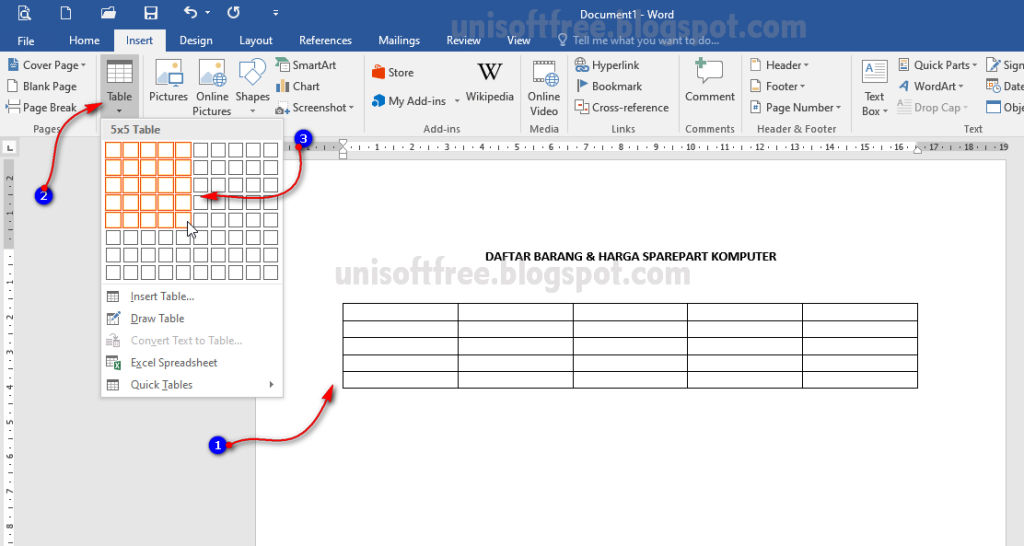 3 Cara Mudah Mengubah Urutan Konten Tabel di Word untuk Pemula