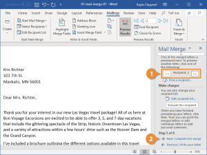 How To Create A Mail Merge Template In Word 2010 - Ablebionics