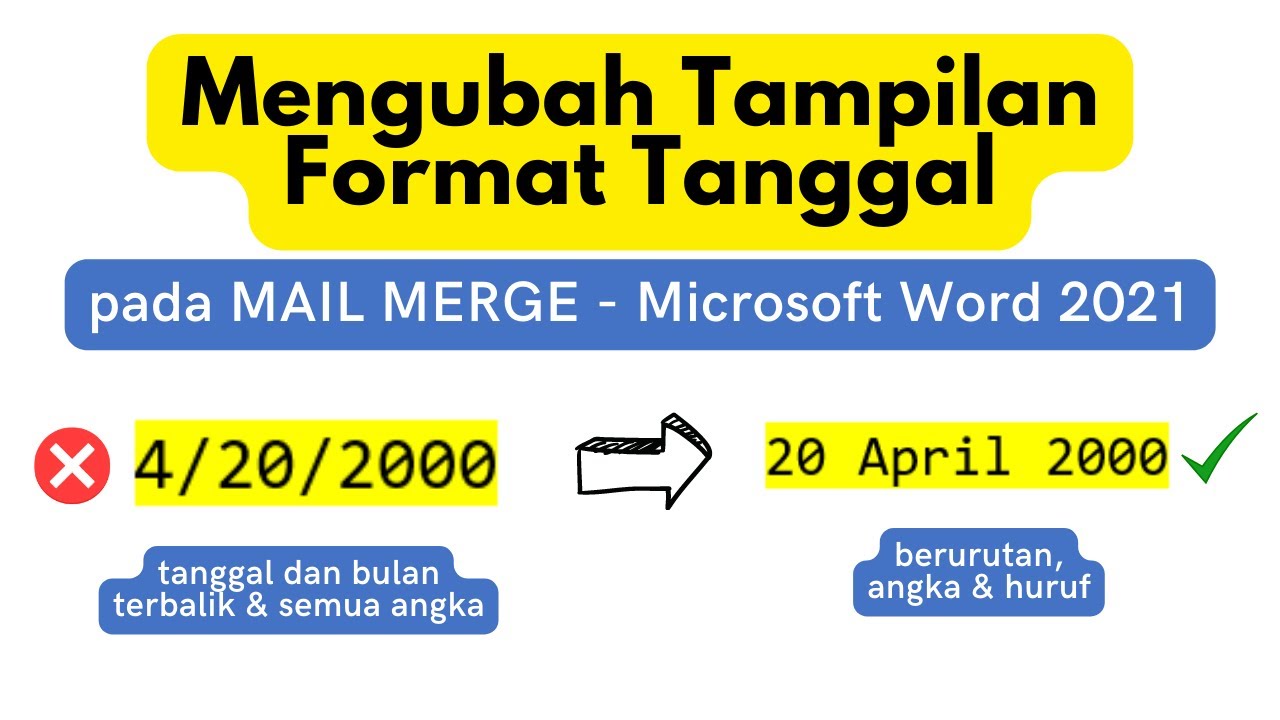 5 Alasan Mailing List Tanggal Berubah Formatnya di Word Ternyata Bukan Bug, Wajib Tahu