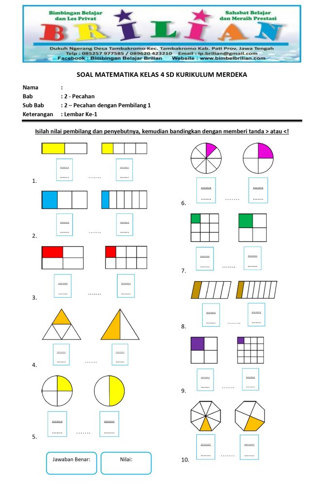 5 Contoh Soal Matematika Kelas 3 SD Lebih Besar dan Lebih Kecil yang Wajib Anak Kuasai