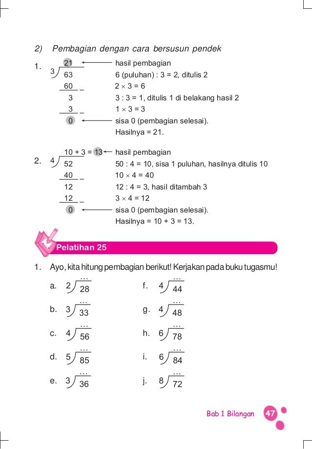 Contoh Soal Pembagian Kelas 4 Dalchaebi