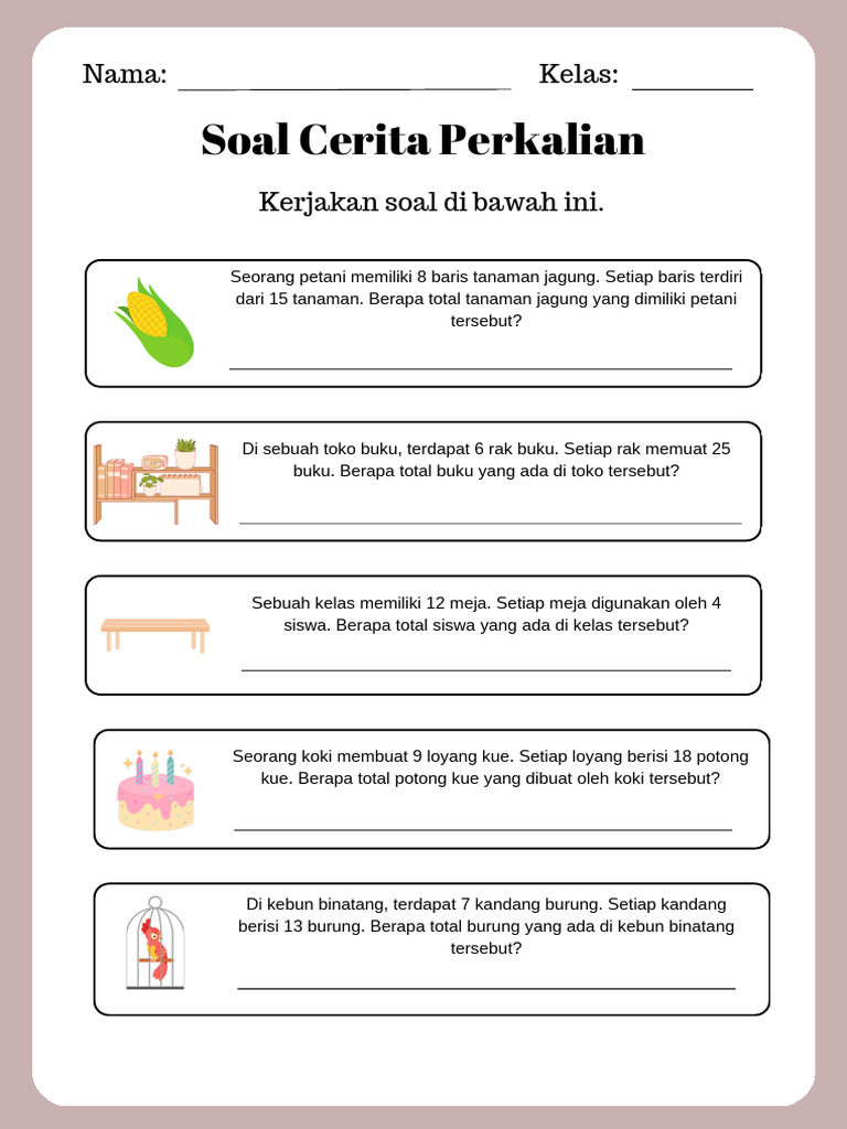 5 Fakta Mengejutkan Soal Cerita Perkalian Kelas 3 yang Ternyata Bikin Guru Jadi Tersangka 5 Fakta Mengejutkan Soal Cerita Perkalian Kelas 3 yang Ternyata Bikin Guru Jadi Tersangka
