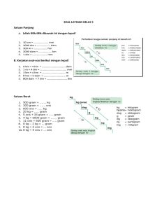 Soal Matematika Kelas 3 Satuan Berat Panjang PDF