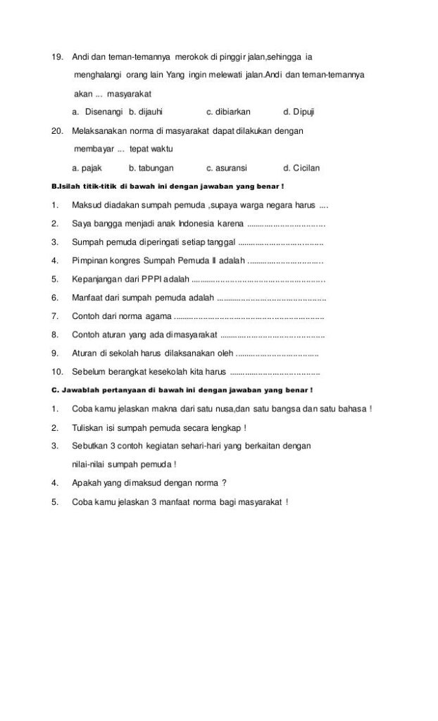 5 Fakta Mengejutkan Soal PPKN Kelas 3 Semester 1 yang Jarang Diketahui Orang Tua 5 Fakta Mengejutkan Soal PPKN Kelas 3 Semester 1 yang Jarang Diketahui Orang Tua