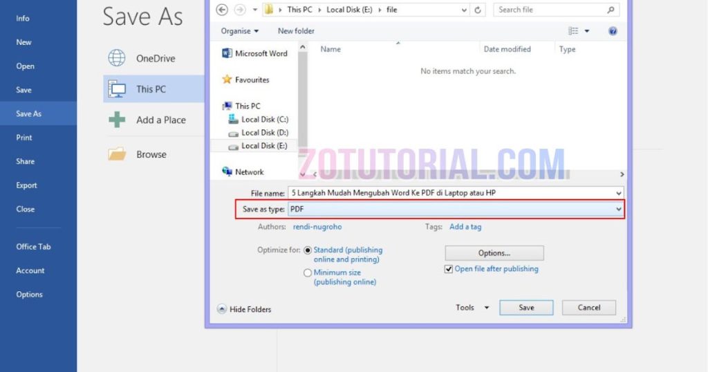 5 Langkah Mengubah Word ke PDF di HP yang Jarang Diketahui, Ternyata Semudah Ini