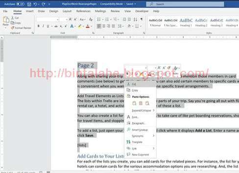 7 Cara Mengubah Urutan Lembaran di Word dari yang Terakhir Insidious Sesuai Kronologi