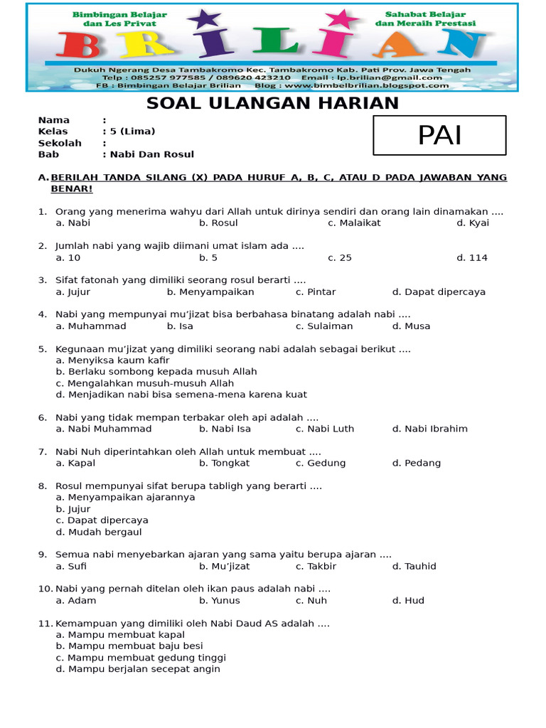 7 Cara Seru Menaklukkan Soal Agama PAI Kelas 4 SD yang Jarang Diketahui Orang Tua