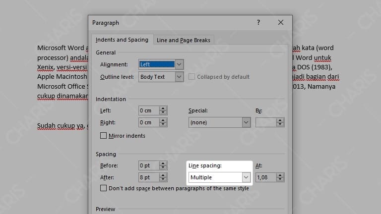 7 Langkah Mengubah Ukiran Spaao Tulisan dan Paragraf di CMS Word Sebelum Terlambat