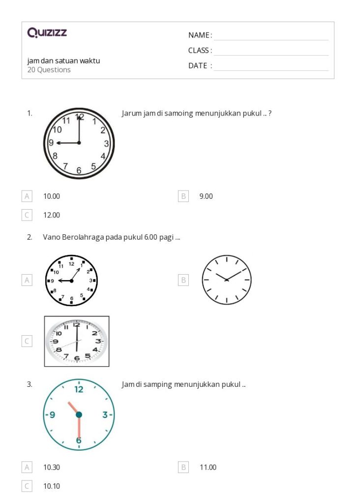 7 Trik Mudah Jawab Soal Matematika Kelas 3 Tentang Jam, Wajib Tahu Sebelum Ujian 7 Trik Mudah Jawab Soal Matematika Kelas 3 Tentang Jam, Wajib Tahu Sebelum Ujian