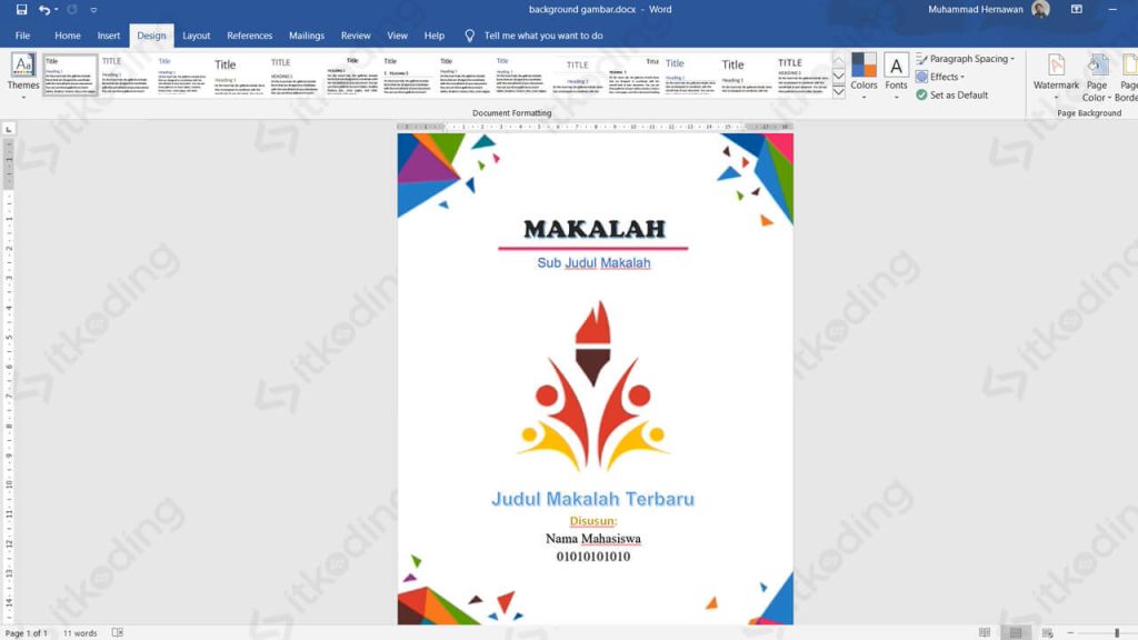 Akhirnya Terungkap! Cara Mengubah Warna Background Foto di Word dengan 3 Langkah Cepat