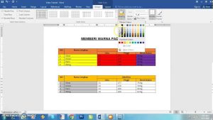 Cara Mengubah Warna Tabel di Word Ini Langkah Mudahnya