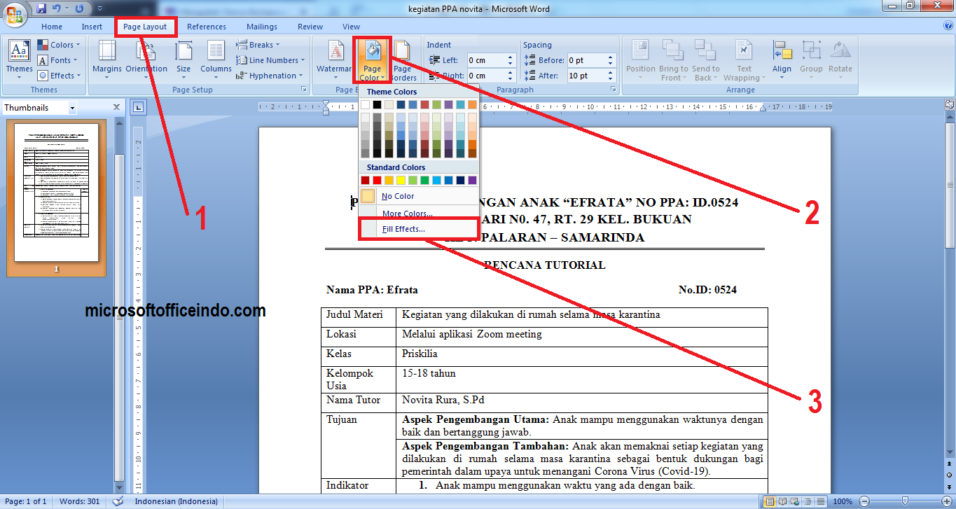 Cara Mengubah Warna Background di MS Word 2026, Ternyata Semudah Ini dan Wajib Tahu Triknya