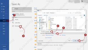 Cara Menyimpan Dokumen Microsoft Word Dengan Gambar Wikihow - Free Word