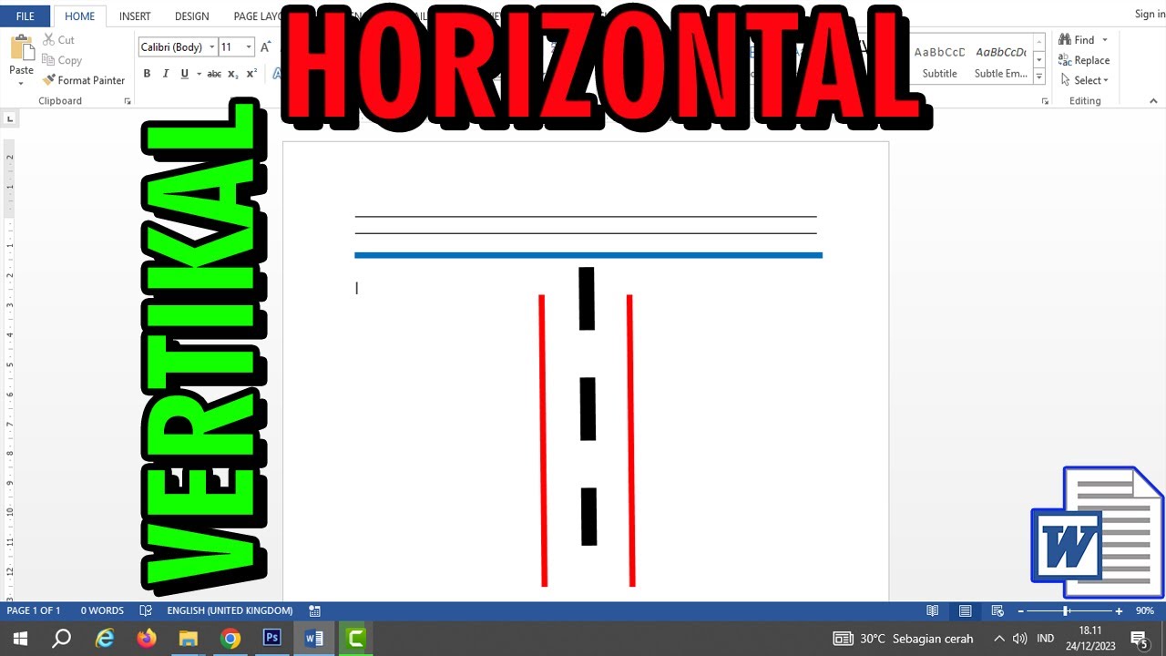 Terbukti 7 cara mengubah vertical horizotal di word 2016 yang Jarang Diketahui