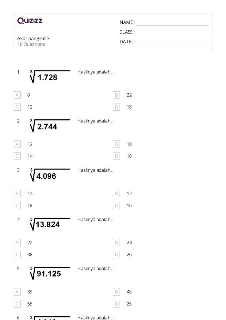 Ternyata Ini 5 Rahasia Cepat Mengerjakan Soal Akar Pangkat 2 Kelas 5 SD Agar Cepat Paham
