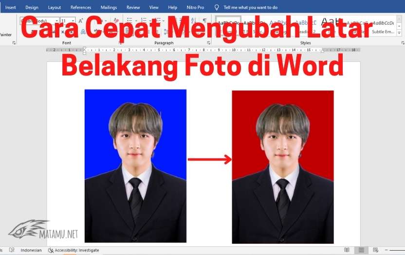 Ternyata Mudah! Ini Cara Mengubah Latar Foto di Word Agar Dokumen Anda Terlihat Profesional