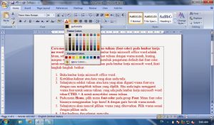 Cara Mengubah Warna Teks Di Microsoft Word - Lab Wisnu