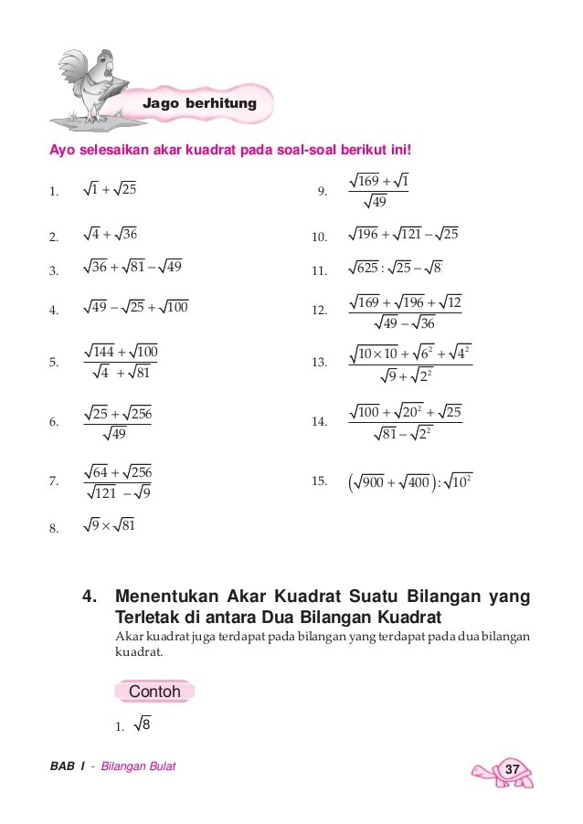 Terungkap 20 soal akar pangkat dua kelas 4 yang Bikin Anak Paham Matematika Sekarang